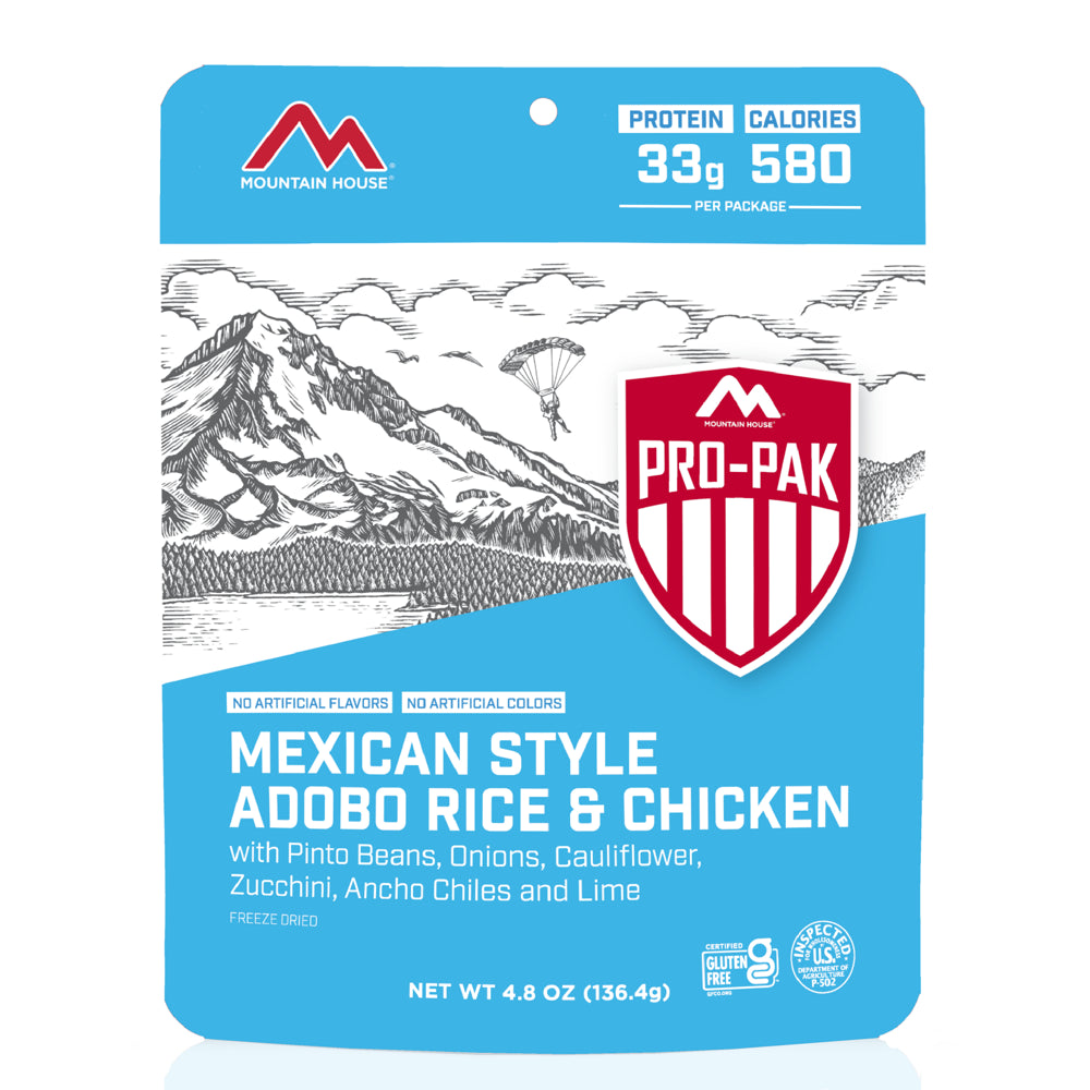 Mountain House Mexican Style Adobo Rice & Chicken - Pro-Pak® (6 Pouches)