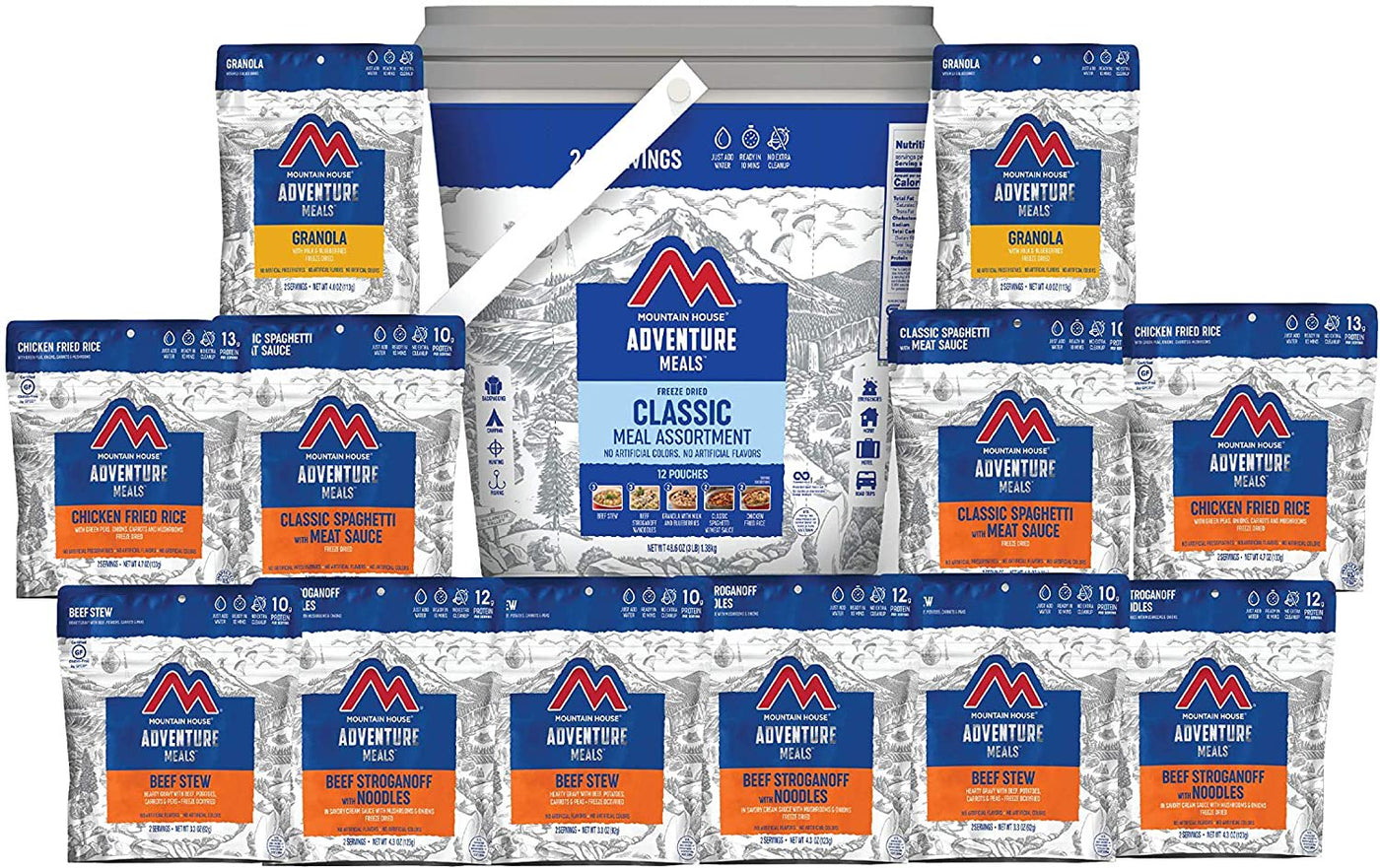 Mountain House Classic Bucket - 24 Servings