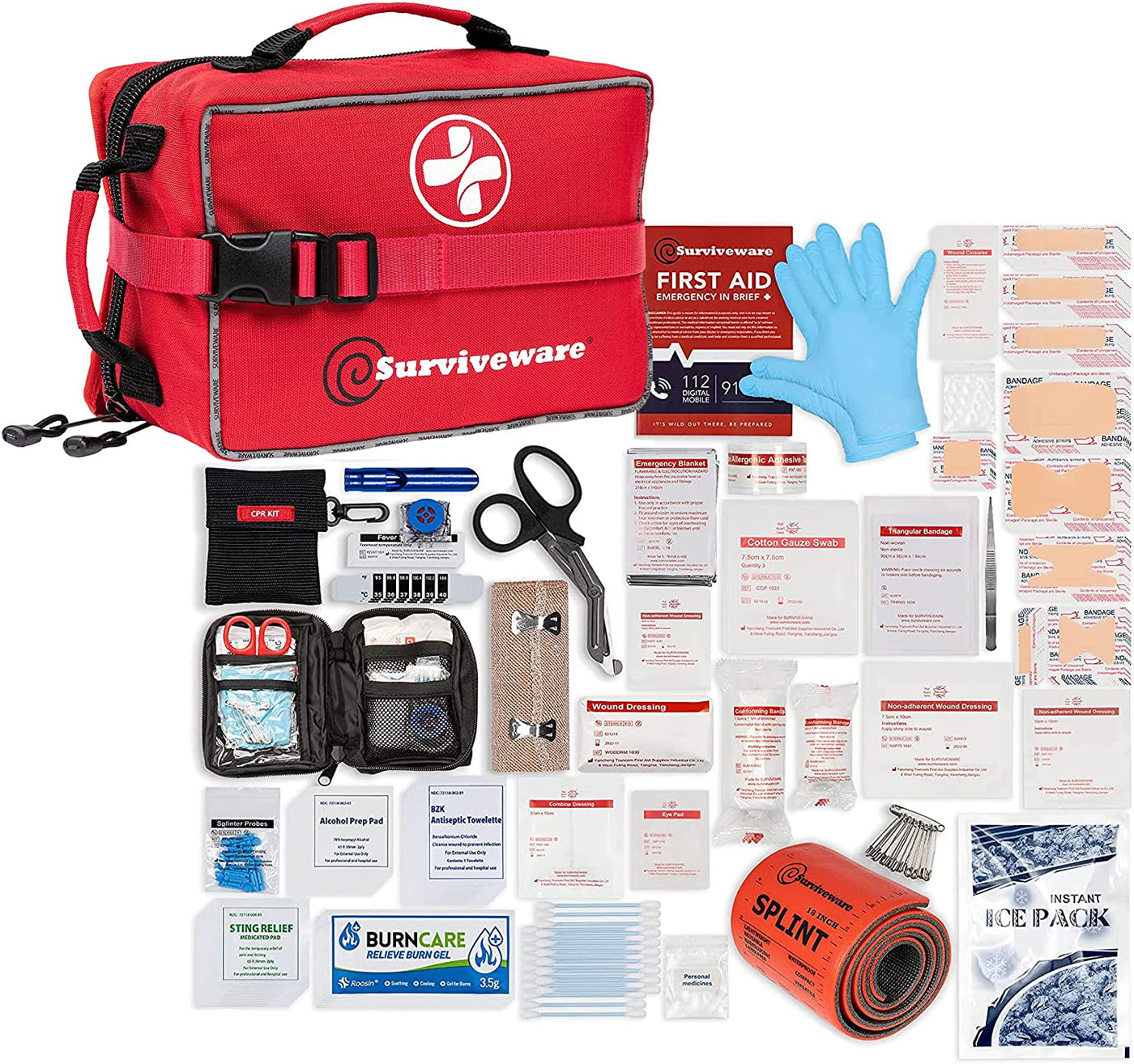 Comprehensive First Aid Kit - 200 Pcs