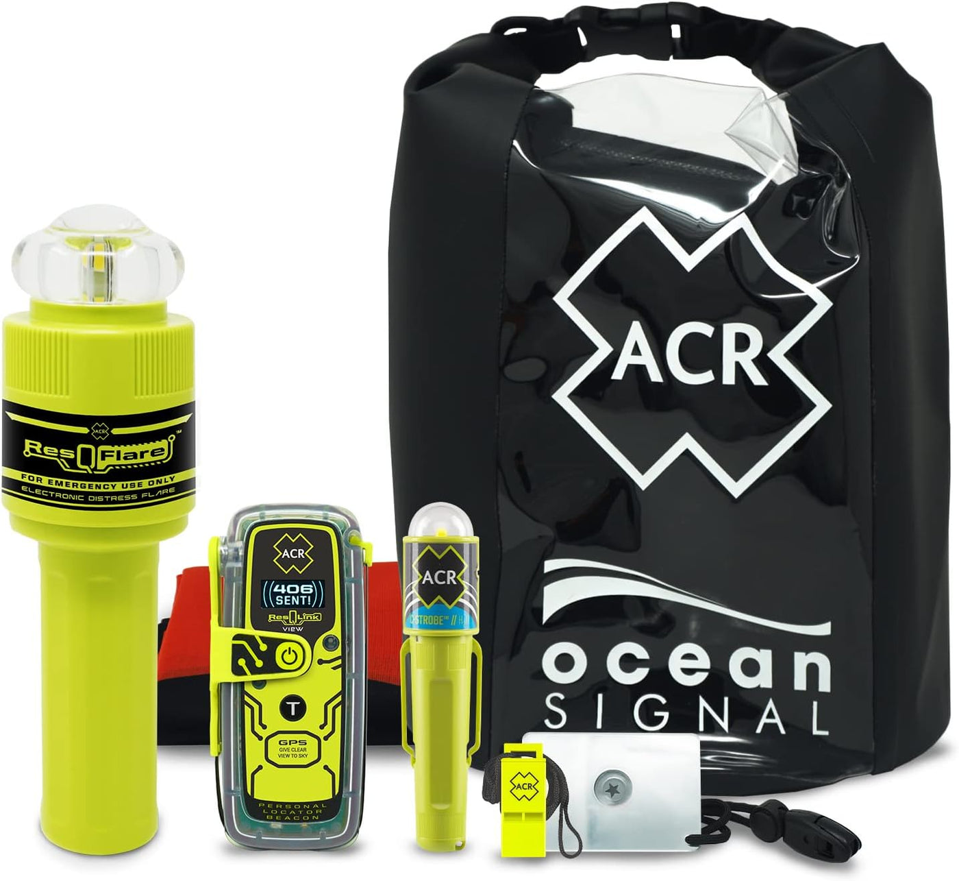 ACR Resqlink View & Resqflare Survival Kit