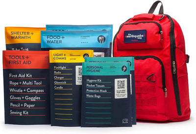 3 Day Emergency Kit for Earthquakes, Hurricanes, Wildfires, Floods