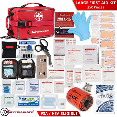 Comprehensive First Aid Kit - 200 Pcs