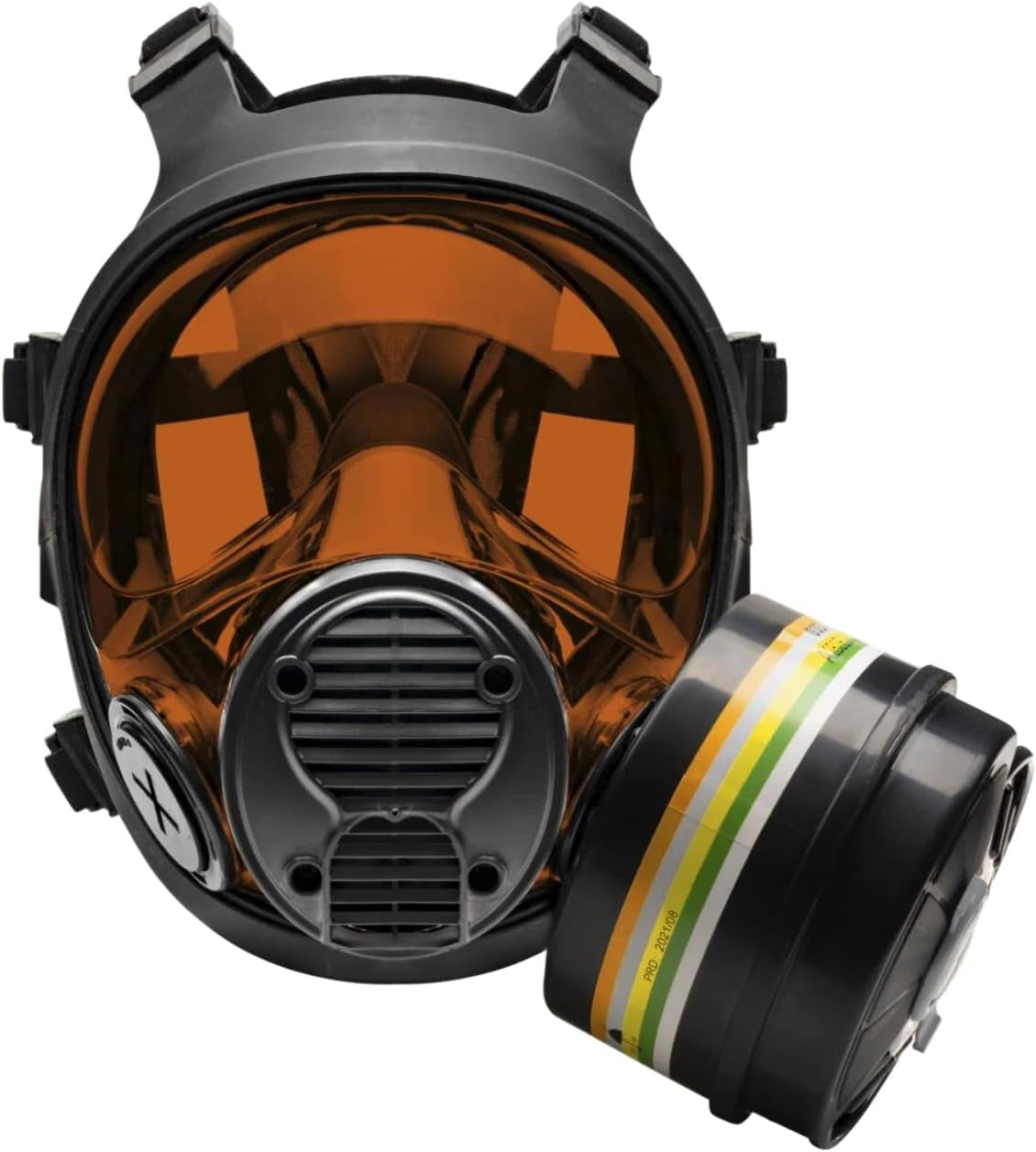 NB-100 Smoke Black Tactical Gas Mask-Full Face Respirator