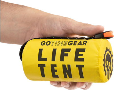 Life Tent Emergency Survival Shelter – 2 Person Emergency Tent – Use as Survival Tent, Emergency Shelter, Tube Tent, Survival Tarp - Includes Survival Whistle & Paracord