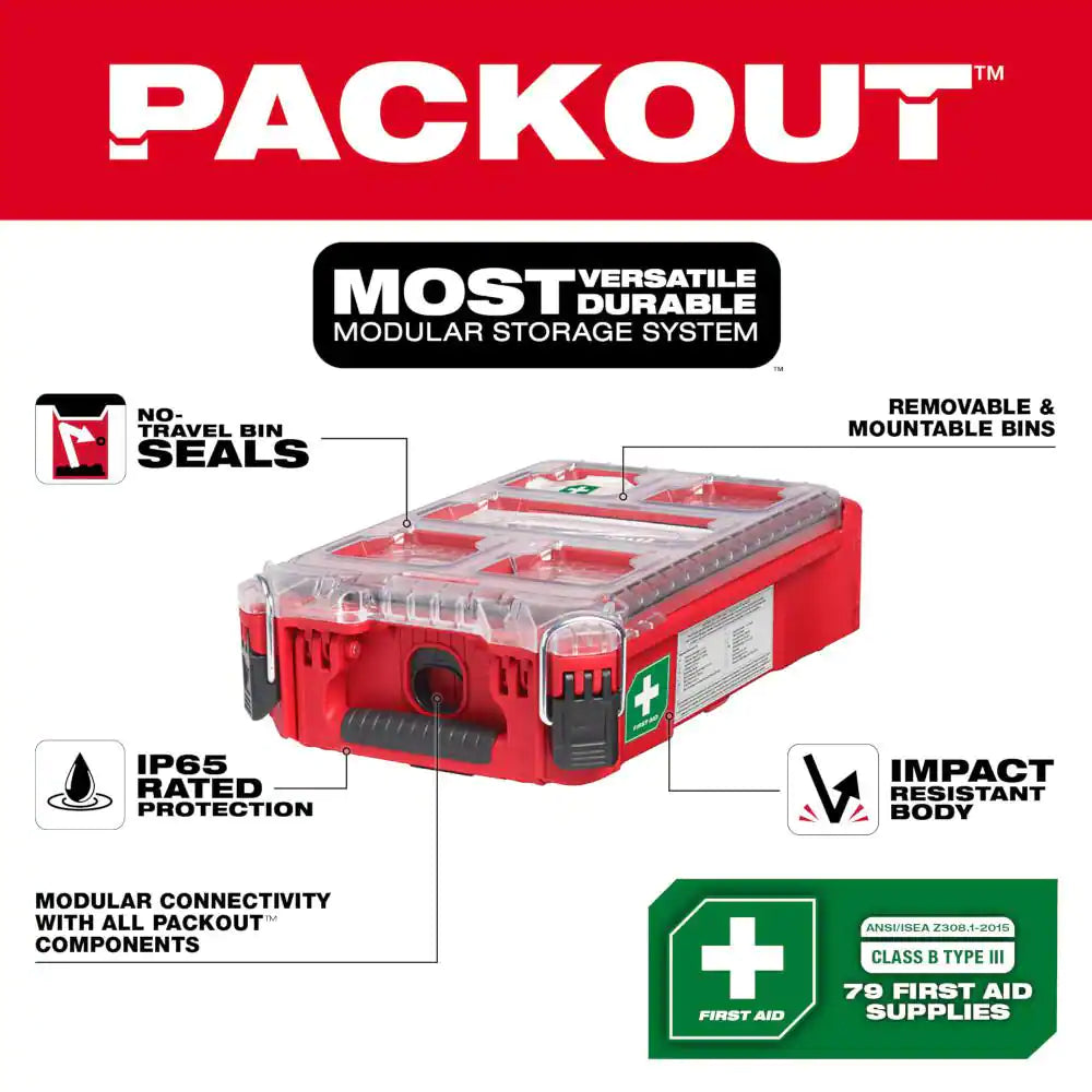 Class a Type 3 Compact Packout First Aid Kit (79-Piece)