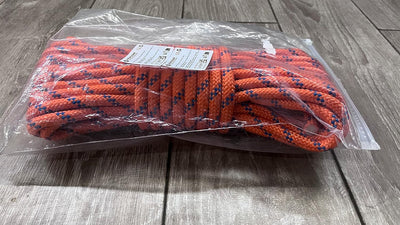 CE UIAA Static Climbing Rope 10Mm Accessory Cord Rope, for Arborist Tree, Mountaineering, Sailboat Rope,Dock Lines,Hauling Dragginge(Orange 10Mm,20Ft)