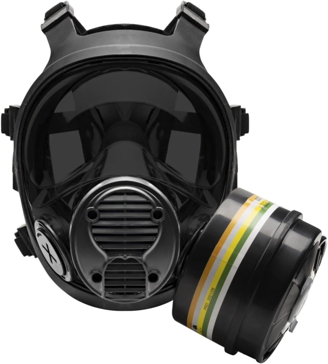 NB-100 Smoke Black Tactical Gas Mask-Full Face Respirator