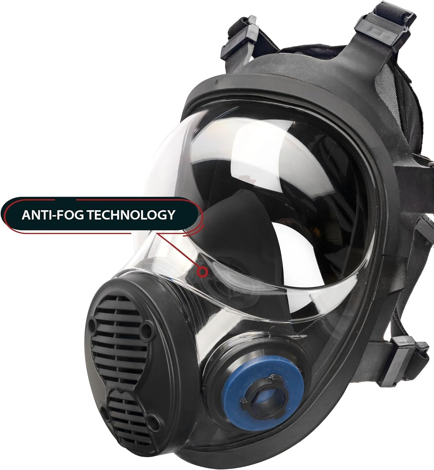 NB-100 Smoke Black Tactical Gas Mask-Full Face Respirator